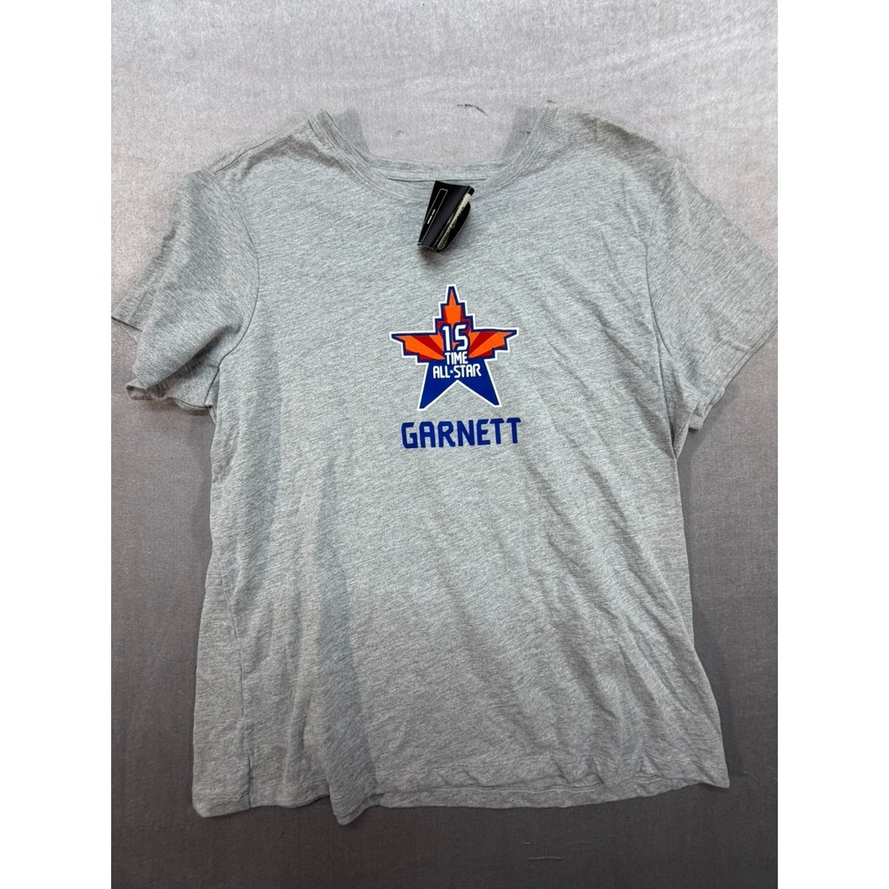 New NBA Adidas All Star Game T-Shirt Gray Kevin‎ Garnett Size XL